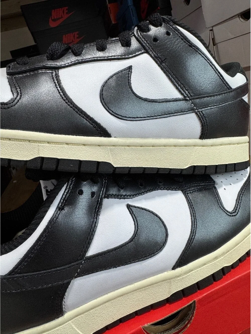 Nike Wmns Dunk Low 'Vintage Panda' USED WOMENS SZ 11.5 / MENS SZ 10